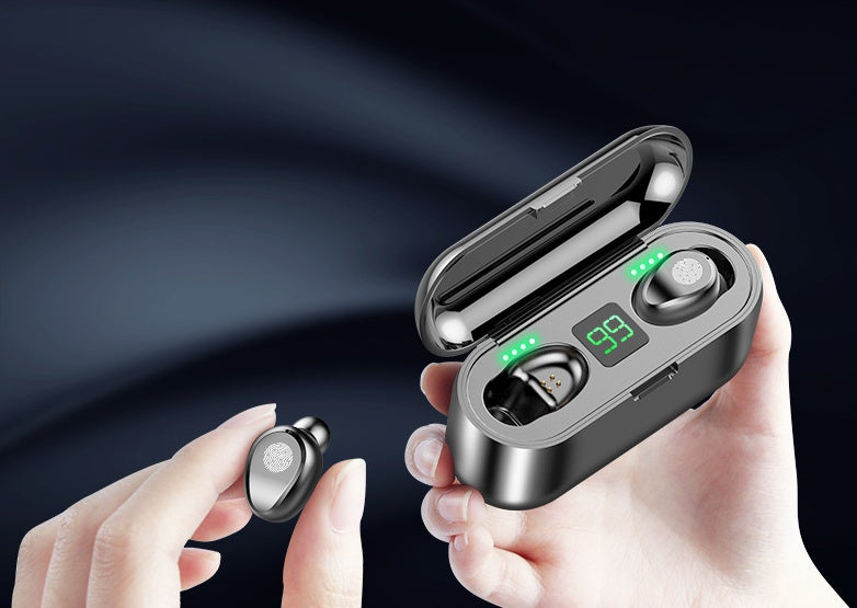 Wireless Earbuds with LED Display - Premium Sound & Long Battery