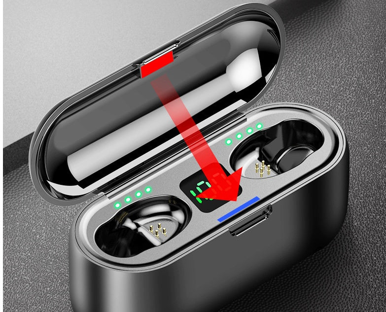 Wireless Earbuds with LED Display - Premium Sound & Long Battery