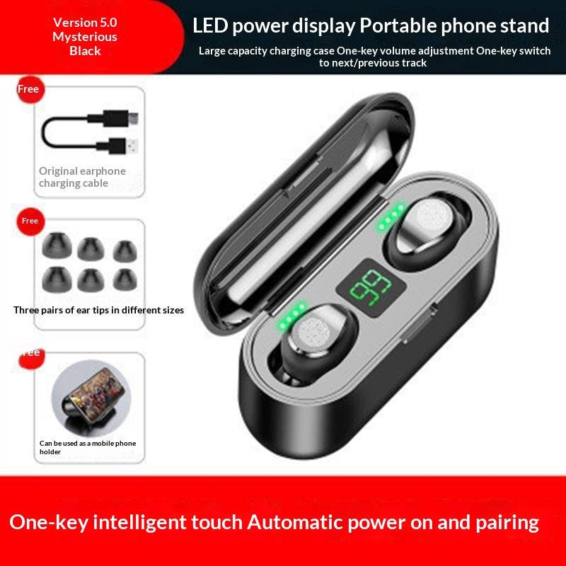 Wireless Earbuds with LED Display - Premium Sound & Long Battery