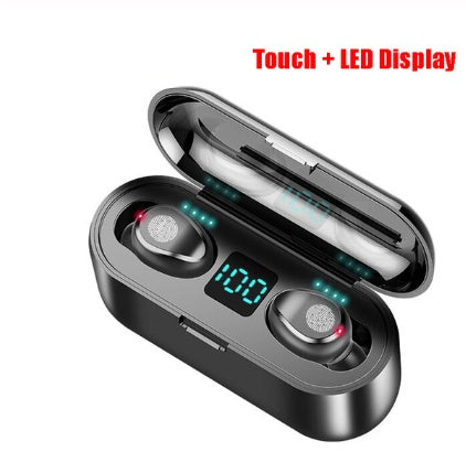 Wireless Earbuds with LED Display - Premium Sound & Long Battery